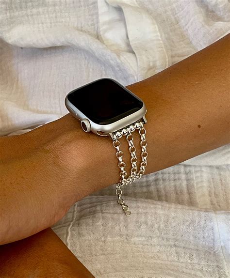 cute apple watch straps|silver strap for apple watch.